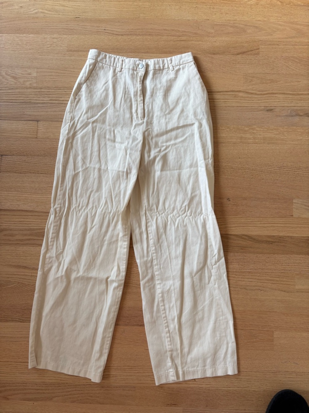 VILA Soft Cream Trousers